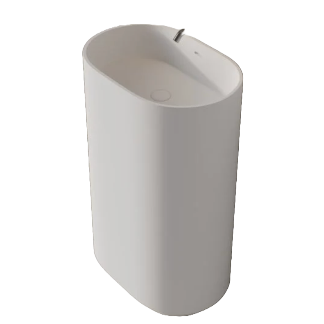 Neptune Freestanding Stone Basin