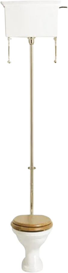 Milano Richmond - Traditional Comfort Height High Level Toilet with Cistern