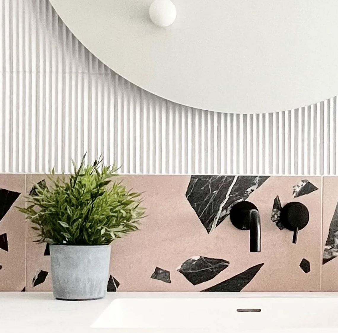 Finley Fluted White Wall Tile