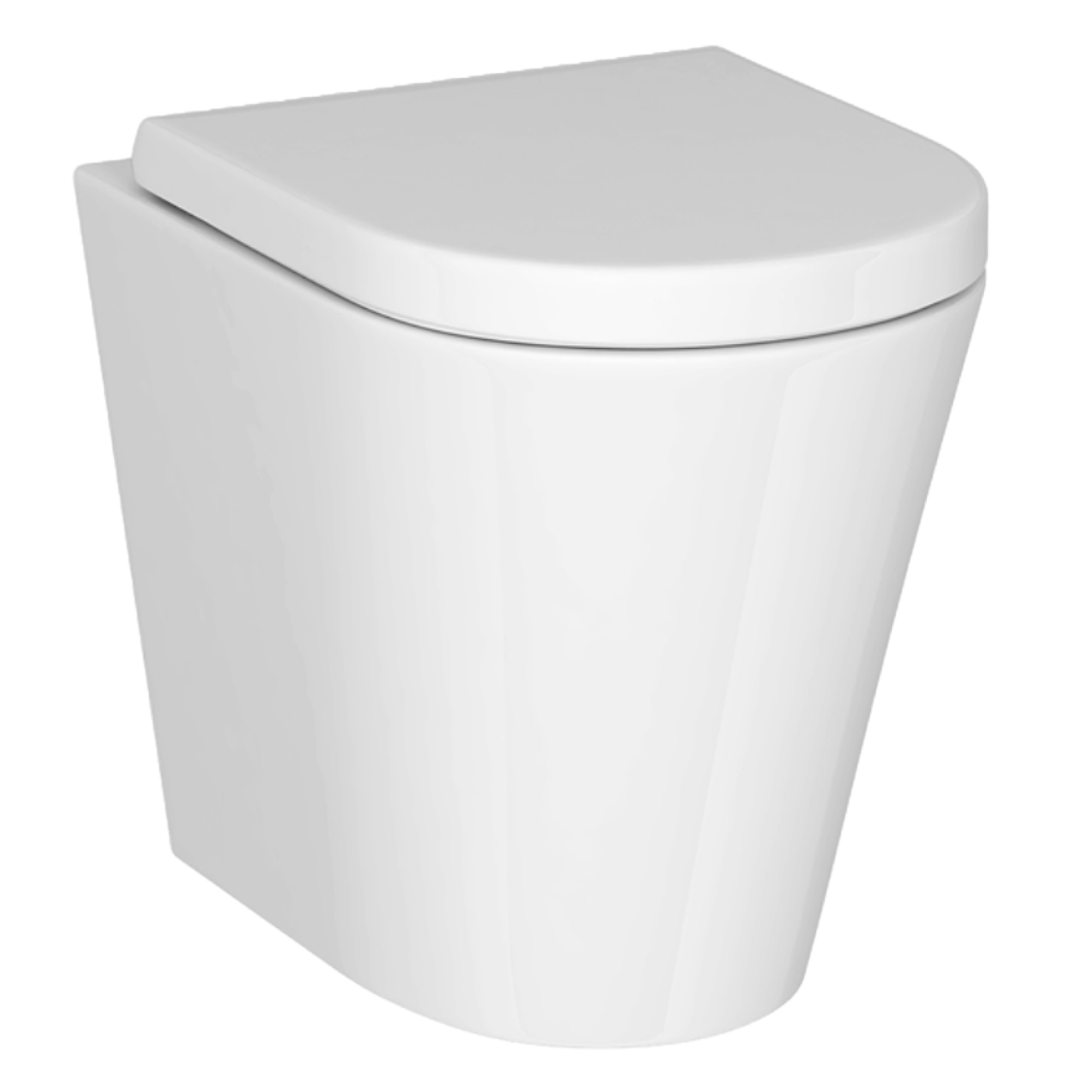 Arezzo Back to Wall Toilet + Soft Close Seat