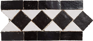 charred cedar + moroccan sea salt | mounted border