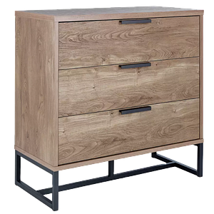 Habitat Nomad 3 Drawer Chest - Oak Effect