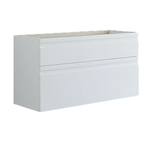 Vanity unit with 2 drawers, integrated handle